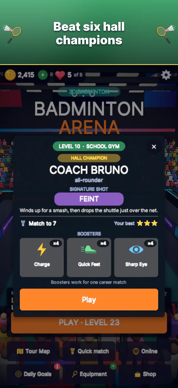 Badminton Arena screenshot 7